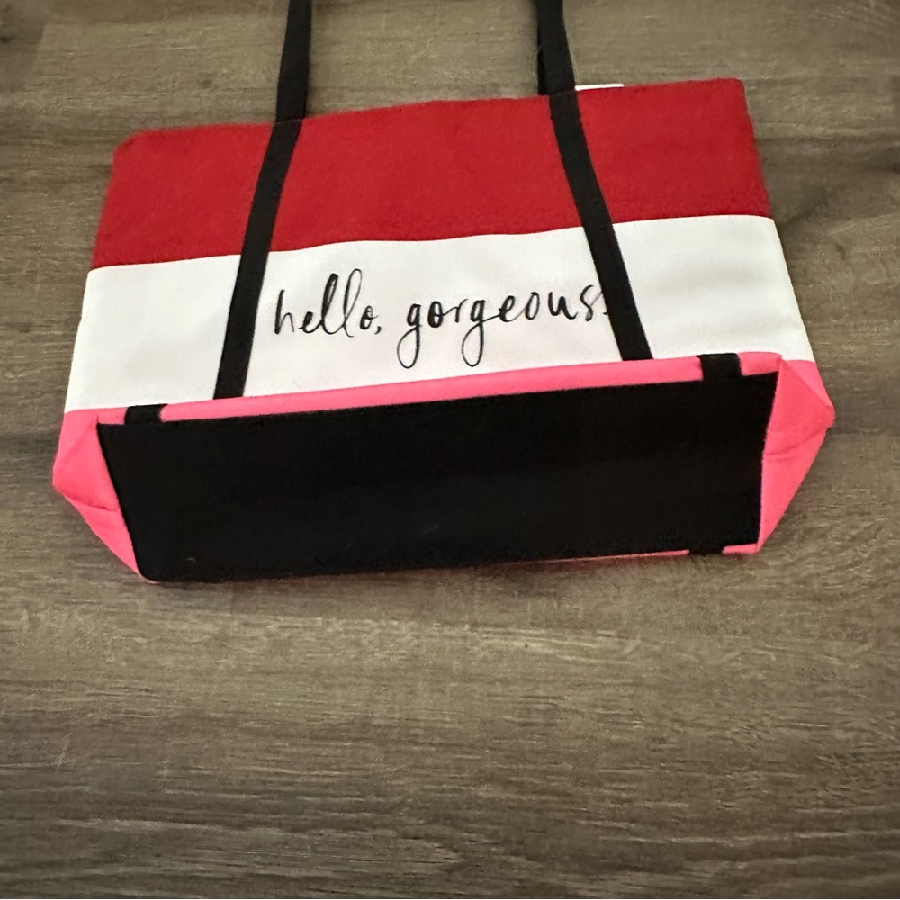 Kate Spade x Clinique Red/Pink Tote Bag • Hello Gorgeous - Picture 7 of 7